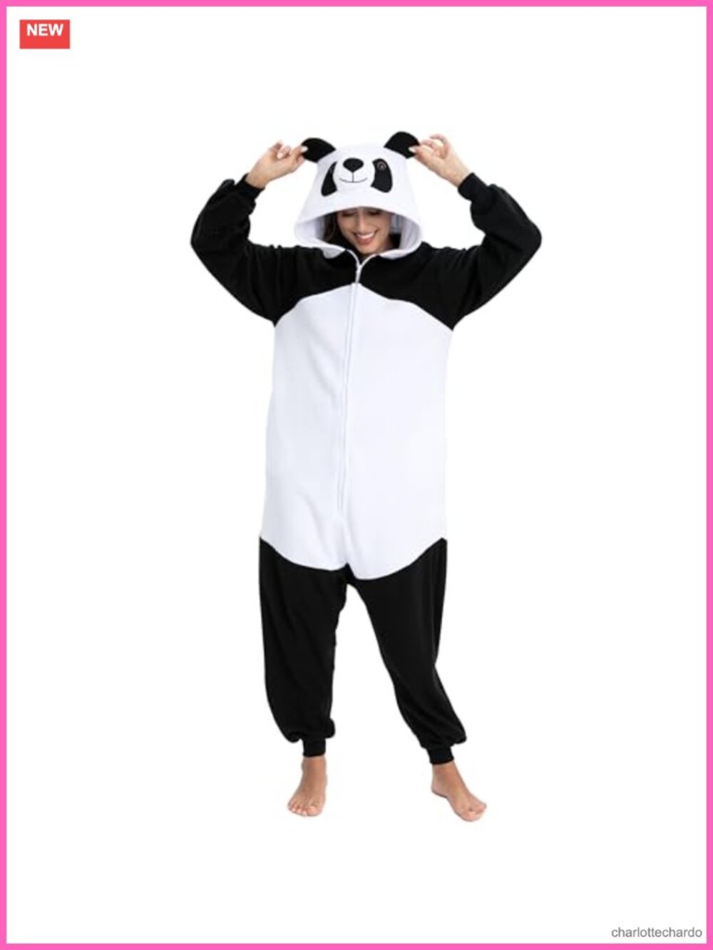 Fleece Adult Onesie Cosplay Pajamas Hooded One-Piece Sleepwear Halloween